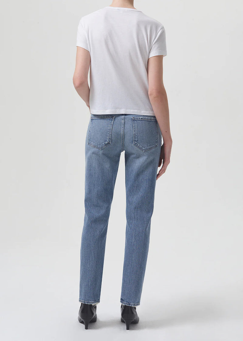 Agolde Riley Long High Rise Straight