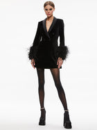 Alice and Olivia Latoya Blazer Mini Dress
