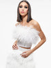 Alice and Olivia Ceresi Feather Top