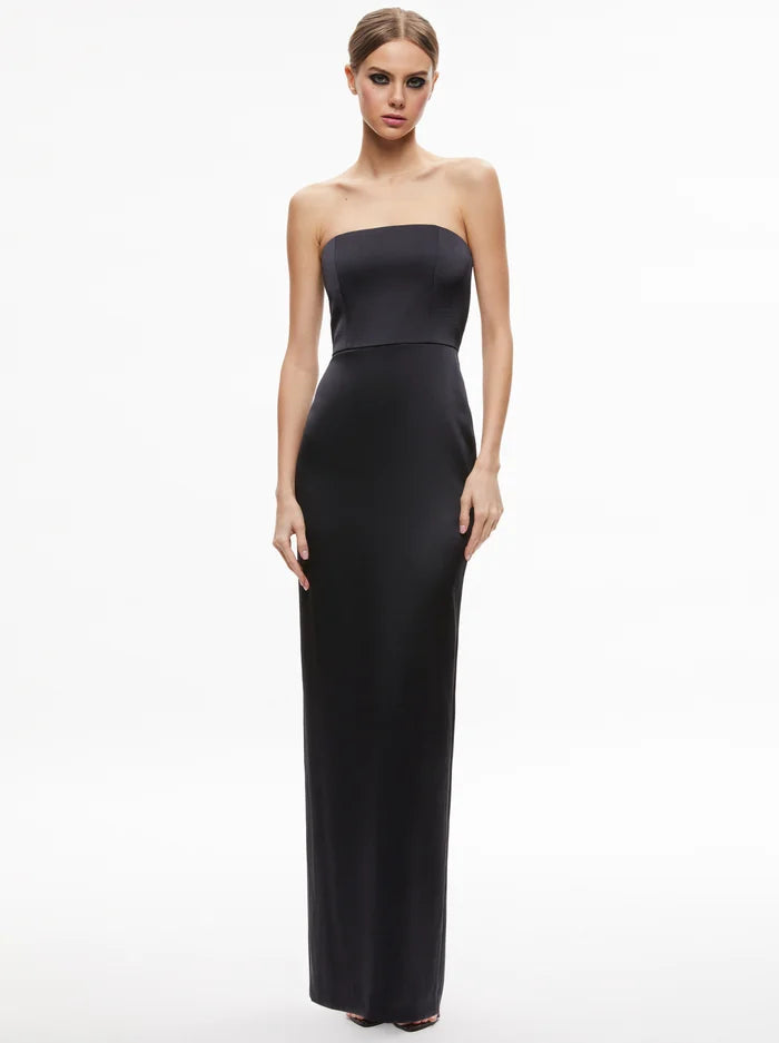 Alice and Olivia Doreen Strapless Maxi Dress – Lux Rox Alice and Olivia Doreen Strapless Maxi Dress – Lux Rox