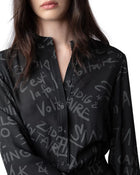 Zadig and Voltaire Refla Crepe Manifest Dress