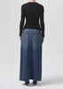 Agolde Leif Denim Maxi Skirt