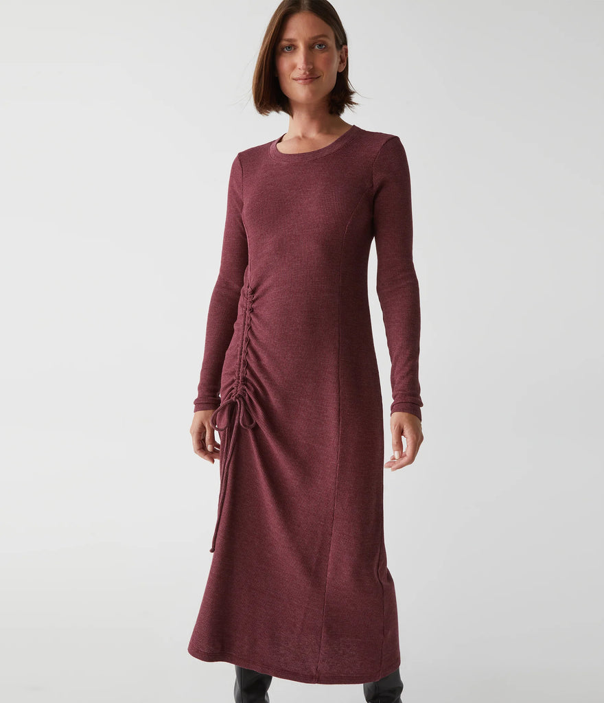 Michael Stars Ilia Ruched Tie Maxi Dress