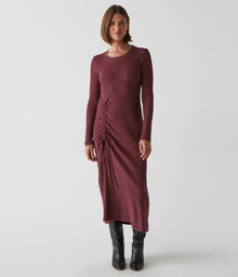 Michael Stars Ilia Ruched Tie Maxi Dress