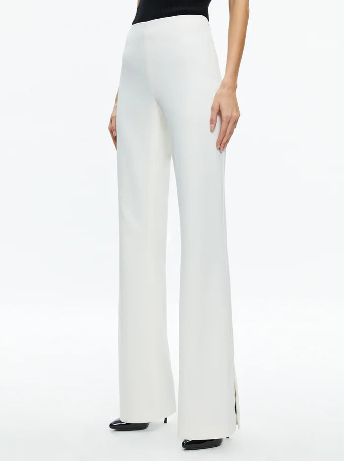 Alice and Olivia Lara Side Split Pant