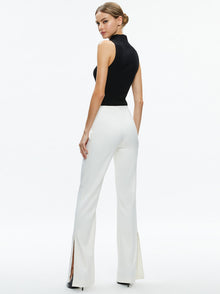 Alice and Olivia Lara Side Split Pant