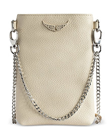 Zadig and Voltaire Rock leather phone pouch