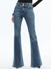 Alice and Olivia Stacey Godets Low Rise Bell Jeans