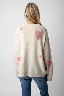 Zadig and Voltaire Markus Heart Cashmere Sweater