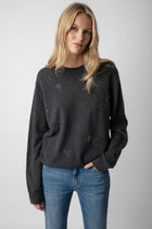 Zadig and Voltaire Pravis Cashmere Diamanté Sweater