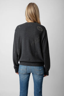 Zadig and Voltaire Pravis Cashmere Diamanté Sweater