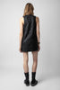 Zadig and Voltaire Rasha Crinkled Leather Dress