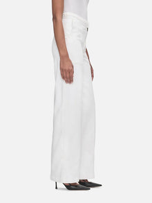 Frame Braided Waistband Wide Leg Pant