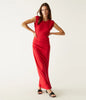 Michael Stars Calliope Power Shoulder Maxi Dress