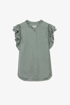Zadig & Voltaire  Tiza Satin Top