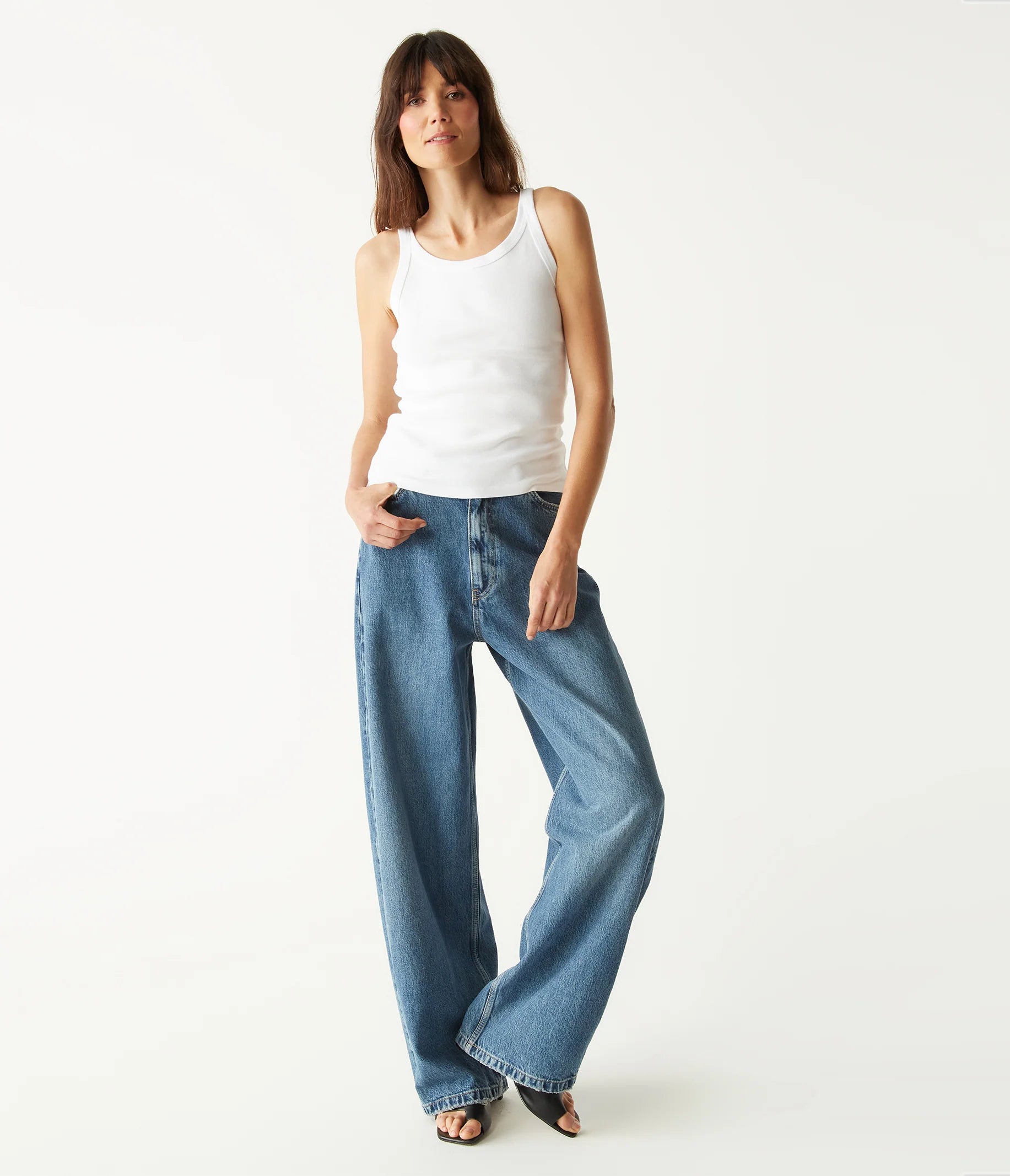 Michael Stars Cassie Thin Binded Tank