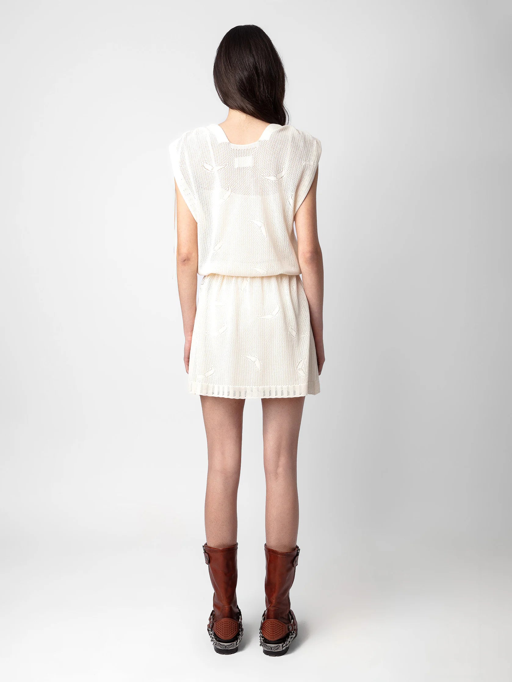 zadig & voltaire rosary lace dress Zadig & Voltaire Women's Alanis Cotton Dentelle Dress - Ecru