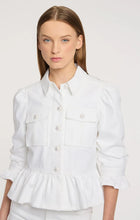Cinq A Sept Delanie Ruffled Denim Jacket