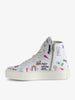 Zadig and Voltaire High Flash Chunky Canvas Humbe High Top Sneaker
