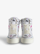 Zadig and Voltaire High Flash Chunky Canvas Humbe High Top Sneaker