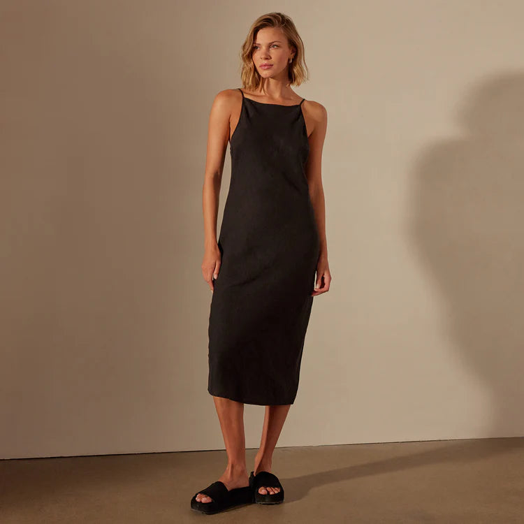 James Perse Lightweight Linen Cami Dress