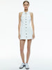 Alice and Olivia Kendall Denim Halter Mini Dress