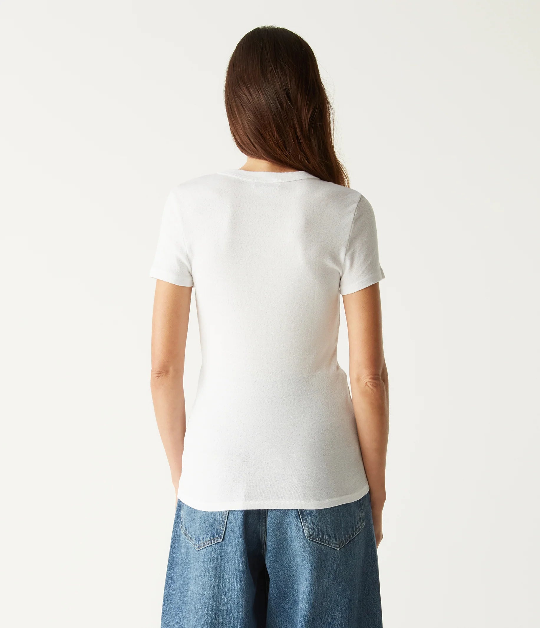 Michael Stars Fallon Shine Crew Neck Tee