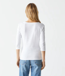 Michael Stars Dot 3/4 Sleeve Tee