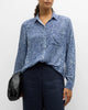 Rails Josephine Python Button-Front Shirt