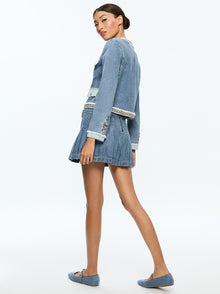Alice and Olivia Landon Cropped Jacket