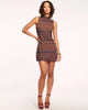 Ramy Brook Marietta Mock Neck Mini Dress