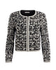 Alice and Olivia Kidman Boxy Pearl Embellished Jacket