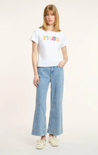 Cinq A Sept Bonjour Scribble Shrunken Tee