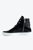 Zadig and Voltaire High Flash High-Top Wrinkle Sneakers