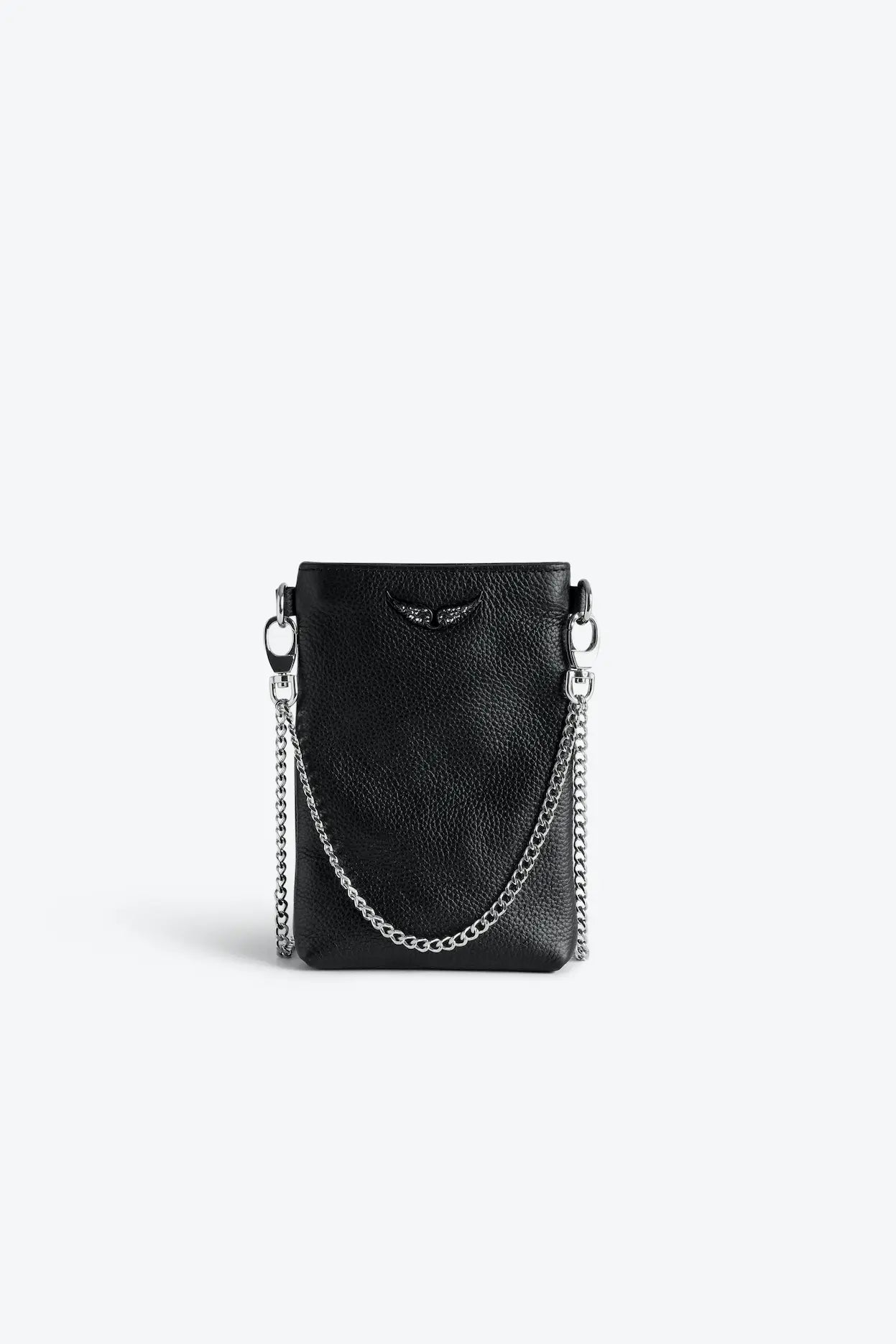 Zadig and Voltaire Rock leather phone pouch
