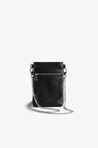 Zadig and Voltaire Rock leather phone pouch
