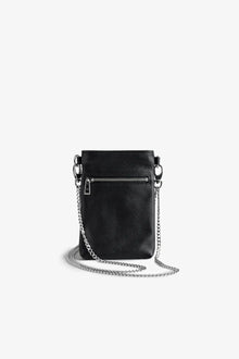 Zadig and Voltaire Rock leather phone pouch