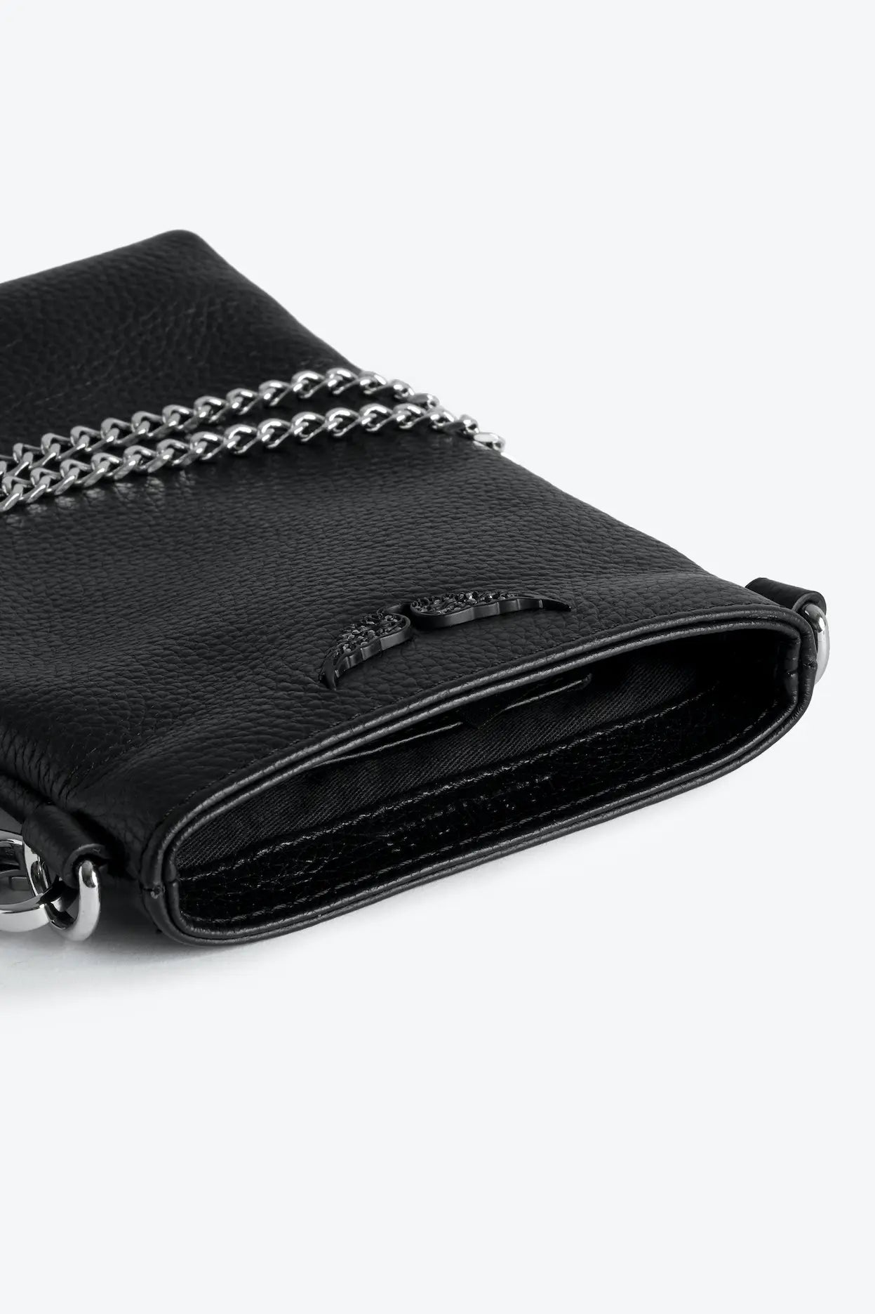 Zadig and Voltaire Rock leather phone pouch