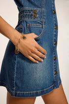 Ramy Brook Liv Button Down Denim Mini Dress
Collared Cotton