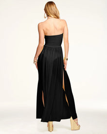 Ramy Brook Calista Coverup Maxi Dress
Strapless Bandeau Bodice with Side Slit Skirt