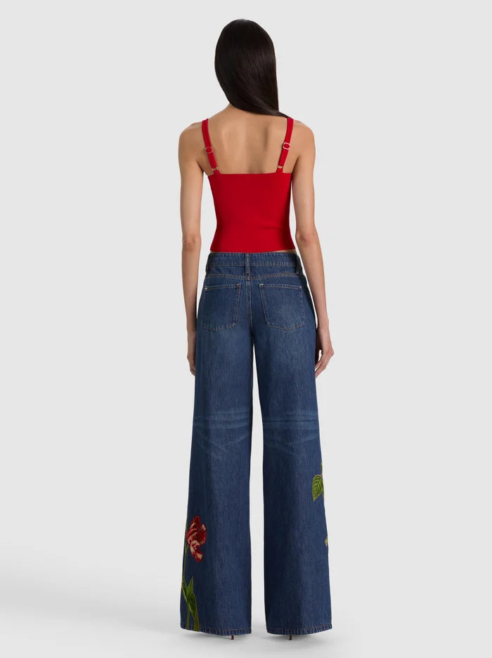 Alice & Olivia DEVIN SIDE PANEL TANK