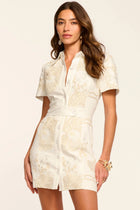 Ramy Brook Shannon Floral Embroidered Mini Dress