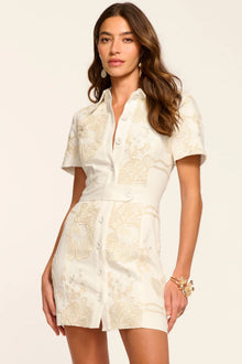 Ramy Brook Shannon Floral Embroidered Mini Dress