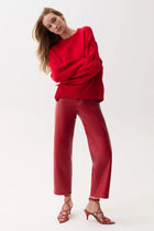 Pistola Jett High Rise Bow Straight Pant