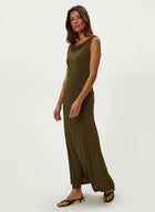 OPHELIA OFF-SHOULDER MIDI DRESS