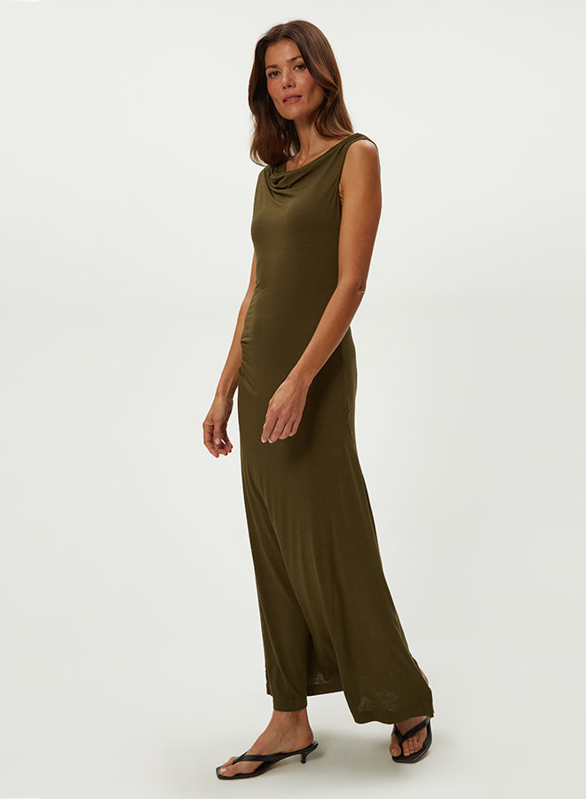 OPHELIA OFF-SHOULDER MIDI DRESS