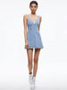 Alice and Olivia Carli Denim Dress - Rockstar Blue