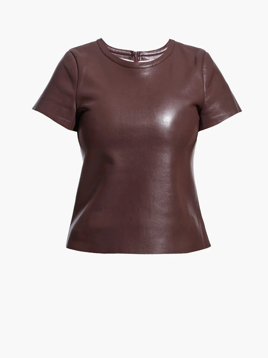 ASbyDF NEW GUARD LEATHER TEE