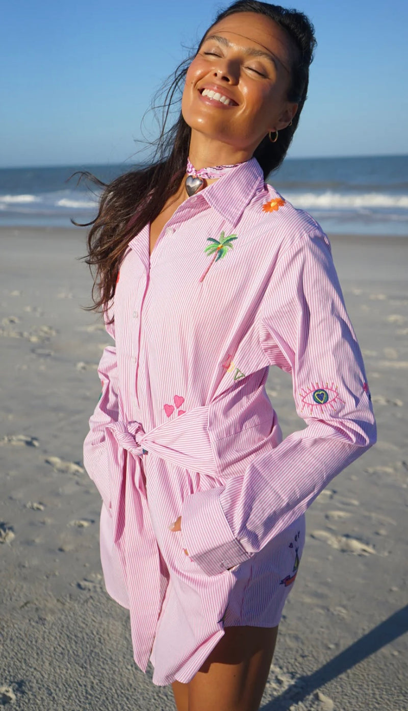 Romibasha Sunshine Shirt Dress