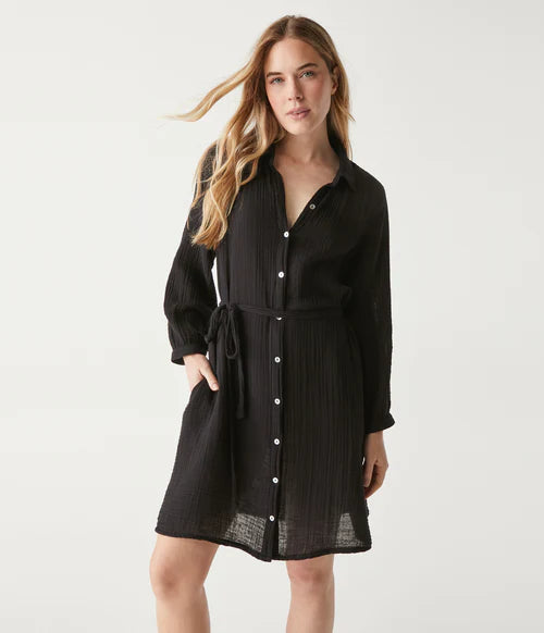 Michael Stars Polly Above the Knee Shirt Dress